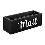 Briefhalter,Hölzerne Schreibtisch-Briefablage | Organizer für Umschläge zur Wandmontage | für Rechnungen Unterlagen Schreiben Akten Umschläge Etiketten Fotografien