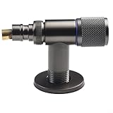 Besttoolifes Edelstahl-Eckventil für Waschmaschine, G1/2 & G3/4 Schnellöffnung, Doppelsteuerung, Wasserstoppventil für Küchenspüle und Waschbecken (Schwarz G1/2)