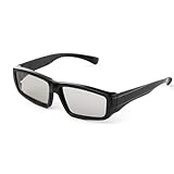 PRECORN 3D Brille Universale Passive 3D Brille schwarz kompatibel mit Cinema 3D LG Philips Panasonic UVM.