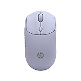 HP 400 Duale kabellose Maus, Bluetooth und USB, 2,4 GHz, 24 Monate Akku, leise Klicks, weiche Haptik, Violett