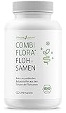 Bio-Flohsamenschalen - 240 Kapseln - 3600 mg Flohsamenschalen pro Tag - Psyllium husk - Vegan - Indische Flohsamenschalen hochdosiert - Ohne Zusatzstoffe