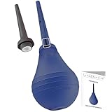 Long.Session Analdusche für Analverkehr mit Anti-Rückfluss Funktion für maximale Hygiene (240 ml), AKTIONSPREIS, Klistier zur Darmspülung, Analdusche für Mann und Frau, Intimdusche, Enema (blau)