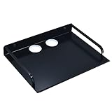 HNVNER Projektor Regal, Multimedia Regal Wandregal für TV Box/Router/Kabel-Boxen/Hi-Fi Receiver/DVD-Player/TV Zubehör, Metall Ablage für Elektronik, Wand Halterung (1 Schicht, Groß)