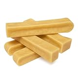 Hartkäse für Hunde – Kleine 5 Stück – Natürlicher Kauknochen – Kaukäse zur Zahnpflege & Langen Kaudauer