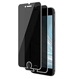 Agedate 2 Stück Sichtschutz Schutzfolie für Panzerglas für iPhone 6/6s/7/8/SE 2020 Schutzglas, Fingerabdruck-ID Anti Spy Panzerfolie für iPhone SE 2020 Displayschutz, Privatsphäre Folie für iPhone 8