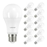 Linkind LED E27 Birne 1560LM Extra-hell, 100W Lampe entspricht, 5000K Tageslicht A60 Edison Glühbirne 13,5W mit 220° Abstrahlwinkel E27 Energiesparlampe, nicht Dimmbar, 12 Stück