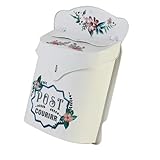 Schmiedeeiserner Briefkasten für den Außenbereich, wetterbeständig, dekorativ, Vintage, abschließbar, große Speicherkapazität, Wandmontage, wetterfester Briefkasten für den Außenbereich