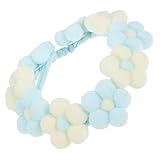 ABOOFAN Verstellbares Katzenhalsband für Welpen, strapazierfähig, mit Bommel, leicht und bequem