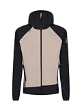 Rock Experience Herren Razor Blade Hoodie Softshell Man Jacket TECHNISCHE Jacke | Winddicht, Beige/Schwarz, S
