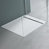 Mai & Mai Duschwanne 90x90x4cm Duschtasse aus Mineralguss Mineralgusswanne Weiß Matt Geoma04