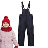 Ruwshuuk Schnee-Latzhosen für Kinder,Ski-Latzhosen für Kinder | Winter-Schneehose | Winddichter Ski-Schneeanzug für und Mädchen, wasserabweisender Snowboard-Overall, gemütlicher Outdoor-Overall