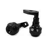 YHGGDN Sturzschutz Crash Pads Motorrad-Rahmengleiter-Sturzschutz Für Kawasaki ER-6F ER6F ER-6N ER6N ER 6N 6F 2012–2016, Sturzpad-Zubehör Rahmengleiter Sturzpads Protector(Schwarz,X-2)