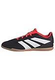 adidas Predator.4 in Sala, Unisex-Erwachsene Sneakers, Core Black Ftwr White Solar Red, 46 EU