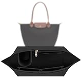 Organizer für Longchamp Tasche,Taschen Organizer für Longchamp L,Organizer für Longchamp Pliage L,Purse Organizer, Multi-Pocket Felt Handbag Organizer for Insert Wallet Organizer for Longchamp