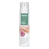 BERGAL Silky Fresh Fußdeo-Spray 100 ml effektiver Schutz vor Fußgeruch, mit echter Seide aluminiumfrei, schützt vor Blasen und Reibung im Schuh, hygienische Frische, hautschonend, frei von Parabenen
