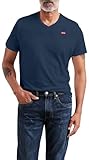 Levi's Herren Original Housemark V-Neck T-Shirt, Dress Blues, M