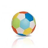 alldoro 60303 Softball Ø 10 cm, kleiner, weicher Schaumstoff-Fußball für Kinder ab 0 Jahren, bunt, Ball für indoor & outdoor