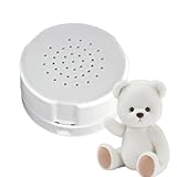 Audio-Recorder-Box - Kreativer Diktiergerät für Teddybären und Plüschtiere | CONVENTINI TING TINS ​​Nehmen Sie ein Nachrichtenspielzeug auf | Registrierbares Sprachgerät