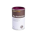 Sanatura Akazienfaser Pulver Bio – 180 g – wertvoller Ballaststofflieferant aus Akazienfasern - lösliche Ballaststoffe - vegan, glutenfrei und fructosefrei – gut verträglich
