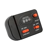 GMBYLBY Mechanischer Manueller Meterzähler Für Angelschnur. Präzise 0 1 M Messung. Permanente ABS Konstruktion. Kompaktes Transportables Planschnur Messgerät