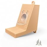 Kleiner Hummelklappenvorbau, Hummelklappe/Wachsmottensperre für Ihren Hummelkasten