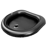 UKCOCO Aufblasbares Shampoo Waschbecken aus Pvc für Bettlägerige Personen Ergonomisch Geformt Leicht und Platzsparend Mobiles Haarwaschbecken für Senioren und Menschen mit