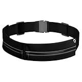 UYGTHI Laufgürtel für Handy, Wasserabweisende Handytasche Joggen mit Verstellbarem Elastikgürtel, Lauftasche für Damen und Herren, Hüfttasche für Laufen, Fitness, Radfahren und Outdoor Sport