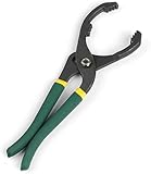 aghoer Ölfilterzange,Ölfilter-Entfernungswerkzeug, Verstellbarer Ölfilterschlüssel,für Motorräder,Autos, Von Ø 40mm Bis Ø 150mm, 24 cm