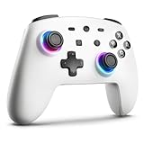 Lampelc Wireless Controller für Switch/OLED/Lite, Switch Pro Controller, 9 LEDs Wireless Controller für Switch mit Turbo, 6-Achsen, Aufwachen, Gyroskop, SYNC, Makro und Screenshot