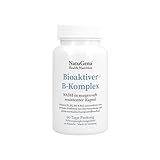 NatuGena Bioaktiver B-Komplex, magensaftresistenter Kapsel, Vitamin B6, B12, Thiamin (B1), Riboflavin (B2), Niacin (B3), 90 Kapseln (3 Monats Packung)