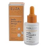 Daily Protective Drops von Eliza Jones SPF 30 UVA/UVB Protection Tägliche schutztropfen Serum Für alle Hauttypen 30ml