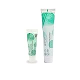 Apeiron Auromère Kräuter-Zahncreme Set, 75ml + 20ml Reisegröße, Vegane Fluoridfreie Zahnpasta, Ayurvedische Naturzahnpflege mit Neem und Peelu