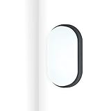 Oktaplex lighting LED Kellerlampe Oval Lumi IP54-10W 800Lm warmweiß 3000K - Ovallampe außen Anthrazit