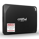 Crucial X10 Pro 1TB Portable SSD Festplatte, bis zu 2100MB/s Lesen und 2000MB/s Schreiben, Externe SSD, PC und Mac, Wasser- und Staubgeschützt (IP55), USB-C 3.2 - CT1000X10PROSSD902