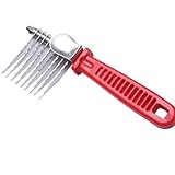 Hunde-Entfilzungskamm, mattierter Haarbürste, Fellpflegekamm, glatt, ergonomisch, für den Innen- und Außenbereich, Bürste für Familie und Freunde