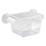 Measury Aufzuchtbecken Aquarium Klein (S), Ablaichkasten/Ablaichbecken für Aquarium, Babybecken Quarantänebecken Zuchtbecken - 132 x 64 x 73 mm