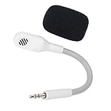 Cosiki Mikrofon-Ersatz, Kabelloses Gaming-Headset-Mikrofon, Vergoldeter Stecker, 3,5-mm-Stecker für Kabelloses Gaming-Headset (White)