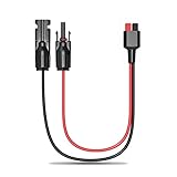 ALLPOWERS 16AWG Solar zu Anderson PowerPole Adapter Sonnenkollektor Kabel Verbinder-Kits für Tragbare Generatoren Energiespeicher RV
