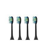 Elektrische Zahnbürste DL026 For Erwachsene, Austauschbare Bürstenköpfe, Privates Modell, Ersatzkopf(Black)