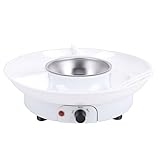 Hztyyier Elektrisches Fondue-Topf-Set, Schokoladen-Fondue-Set mit 10 Spießen und Abnehmbarem Serviertablett, für Partys, Dates, Abende, Familientreffen (EU-Stecker 1500 W)