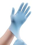 Gedikum Nitril Einweghandschuhe, puderfrei, latexfrei, 10 Paare/Box, Einmalhandschuhe, Blaue Nitrilhandschuhe, in Gr. XS, S, M, L, XL & XXL verfügbar (M)