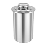 bephible Schinkenkocher aus Edelstahl, Schinkenform, gedämpftes Fleisch, Eimer, Edelstahl-Dampfgarer mit Thermometer, große Kapazität, Fleischkocher für Zuhause, Silber