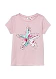 T-Shirt im A-Shape mit Wendepailletten zartrosa 116/122