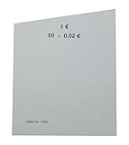 EURO Münzen Handrollpapier 2 Cent Grau EUR Münzrollpapier Kleingeldrolle 10-50 - 100 Stück (10)