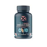 Omega-3 Fischöl 1000 mg – Hochdosiert mit 330 mg EPA & 220 mg DHA + Vitamin E – 90 Softgel-Kapseln – Nachhaltiges Fischöl – Premium Qualität von GreenPharm