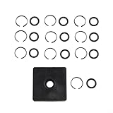 Emiif 10 Sets 1/2 Zoll Schraubenschlüssel Haltering Clip mit O-Ring und Installationswerkzeug für elektrischen Pneumatikschlüssel