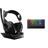 ASTRO Gaming A50 Wireless Headset + Gaming-Ladestation, 4. Generation & Razer Huntsman V2 (Red Switch) - Praktisch latenzfreie Optische Gaming-Tastatur