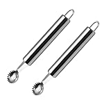 2 Stück Tomatenstielentferner, Apfelausstecher Edelstahl, Praktischer Kernausstecher Mit Aufhängeöse Für Tomaten, Kirschen, Ananas, Erdbeeren