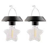 Solarlicht für den Außenbereich – Beleuchtung für den Außenbereich mit Solarenergie – energiesparend • LED hell • wetterfest • Doppel-Laterne für Garten, Allee, Terrasse, Landschaft, Hof