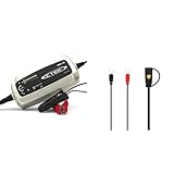 CTEK MXS 10, Batterieladegerät 12V Für Größere Fahrzeugbatterien, Boot, Wohnwagen & CS Connect U-TERMINAL, permanente Verbindung für schwer zugängliche Batterien